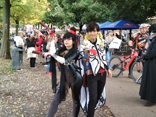 Sorey and Bayonetta