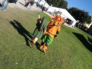 Link & Skull kid from legend of Zelda, the Majora's Mask